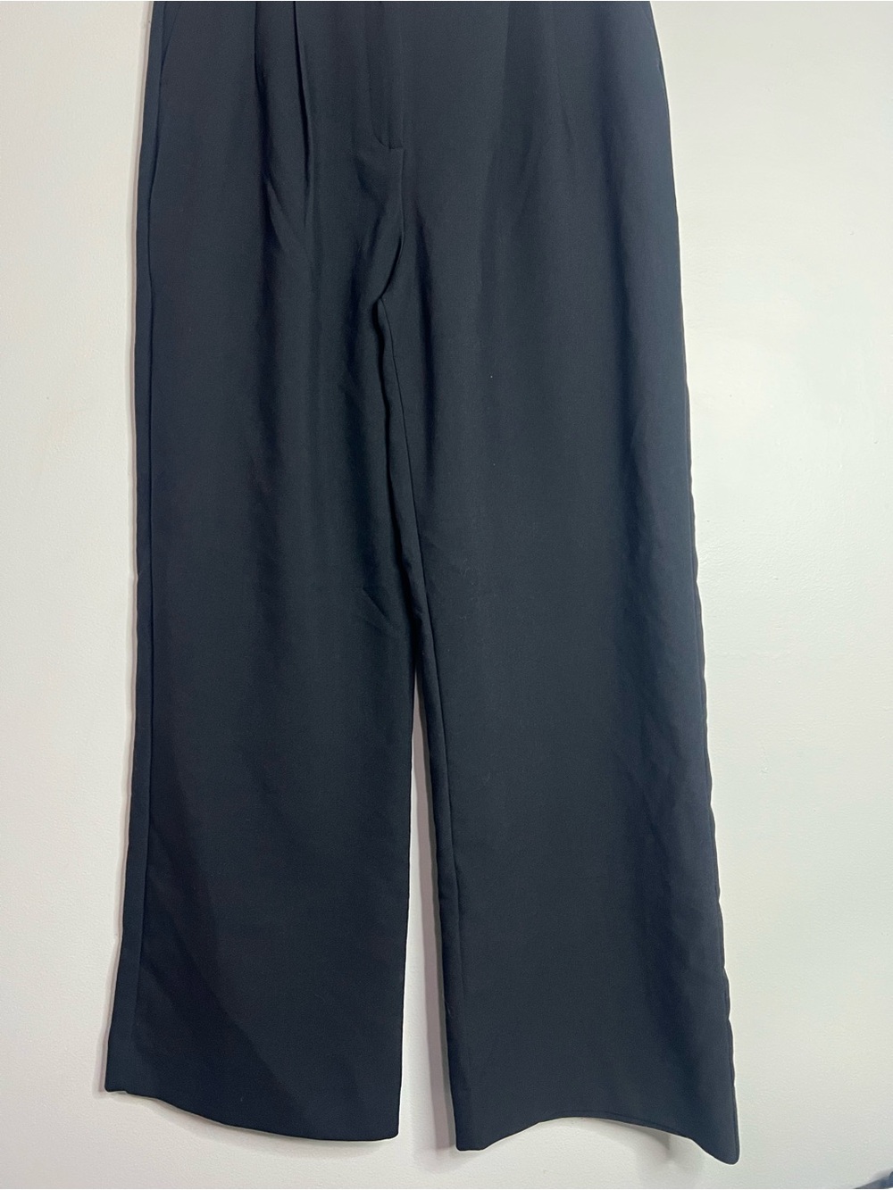 Abercrombie & fitch Sloane Classic Black Wide-Leg Women's Pants size 10/30 - Picture 4 of 7